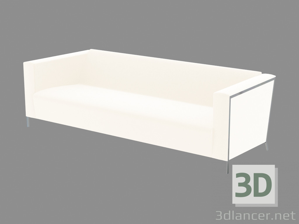 3d model Sofa modern three-seater - preview