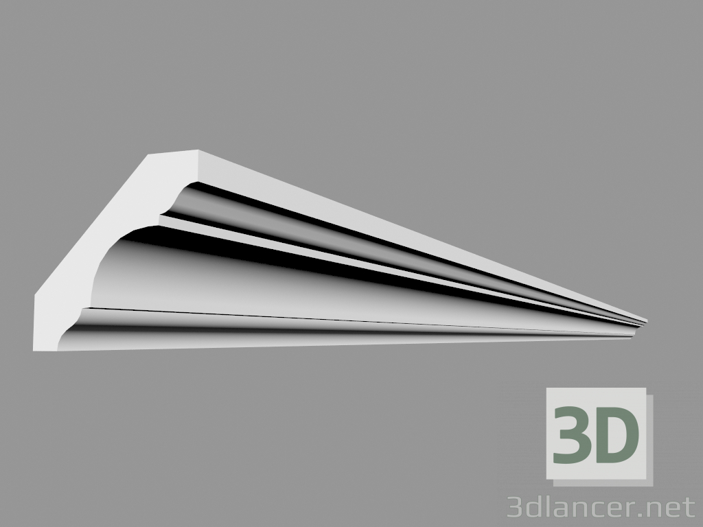 3D modeli Korniş C215 (200 x 4.7 x 4.7 cm) - önizleme