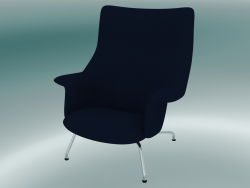 Doze lounge chair (Balder 782, Chrome)