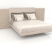 3D modeli Çift kişilik yatak (С301) - önizleme