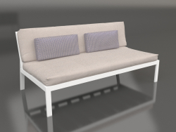 Sofa module, section 4 (White)