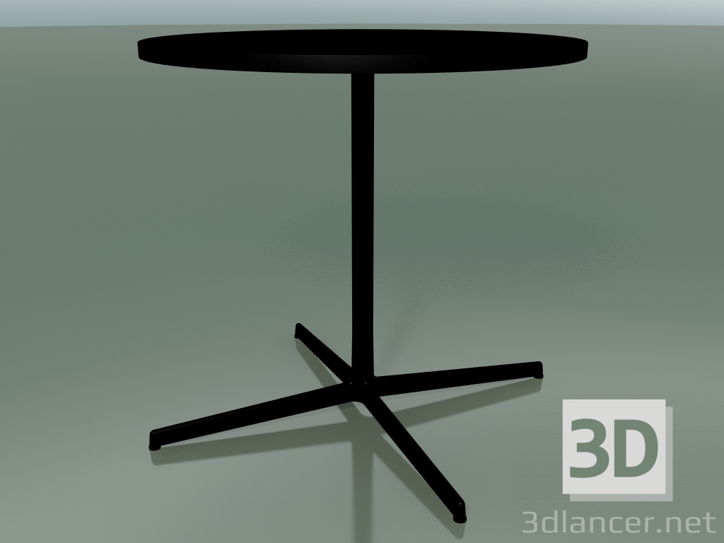 modèle 3D Table ronde 5514, 5534 (H 74 - Ø 79 cm, Noir, V39) - preview