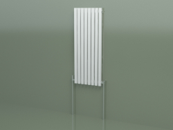 Radiatore verticale RETTA (8 sezioni 1200 mm 40x40, bianco opaco)