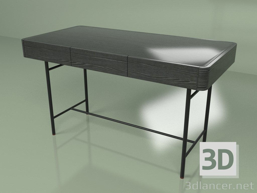 3D modeli Sense yazı masası (siyah) - önizleme