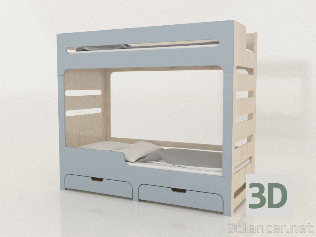3D Modell Etagenbett MODE HL (UQDHL2) - Vorschau
