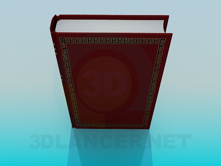modello 3D Il libro spesso - anteprima