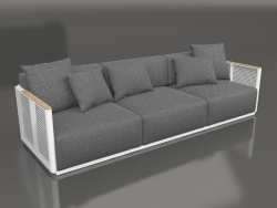 3-Sitzer-Sofa (Weiß)