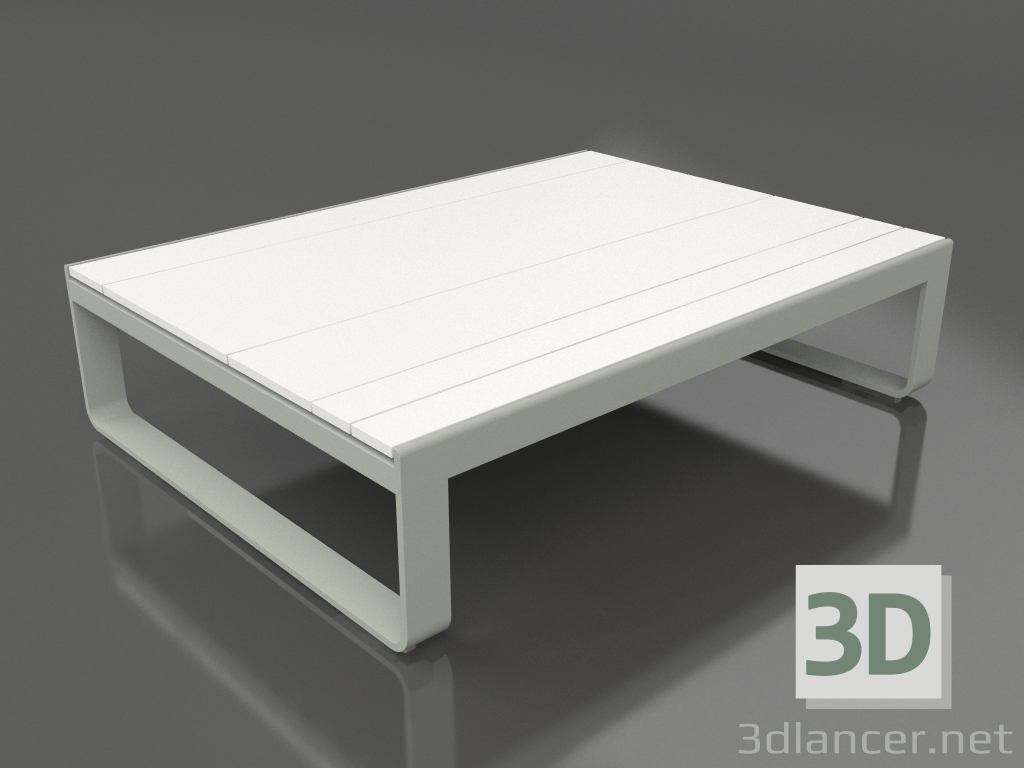 3D modeli Orta sehpa 120 (Beyaz polietilen, Çimento grisi) - önizleme