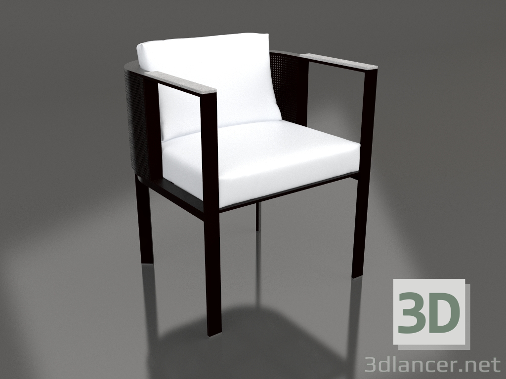 3d модель Крісло обіднє (Black) – превью