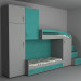 3D Çocuk Odası Mobilya modeli satın - render