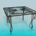 3d model Glass table - preview