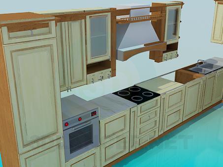 3d model Cocina - vista previa