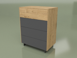 Chest of drawers CN 300 (Loft, Anthracite)