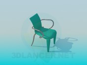 Metall-Kunststoff-Stuhl