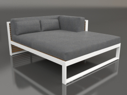 XL modular sofa, section 2 right, artificial wood (White)