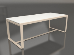 Dining table 210 (White polyethylene, Sand)