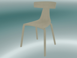 Silla REMO silla de madera (1415-10, tiza ceniza)