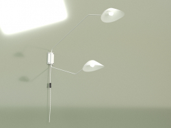 Wall lamp Collet 2 lamps (white)