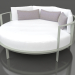 3d модель Круглая кровать для отдыха (Cement grey) – превью