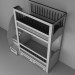 3d children's bunk bed model buy - render