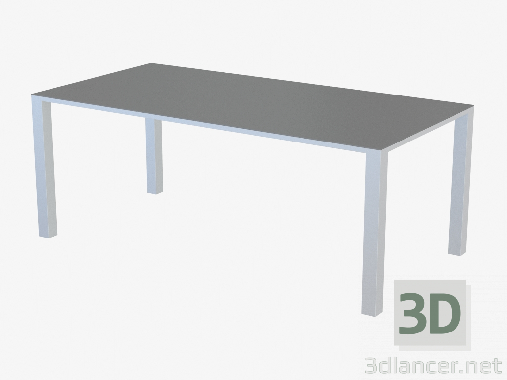 3D modeli Yemek masası YAŞ tablosu (2000h1000) - önizleme
