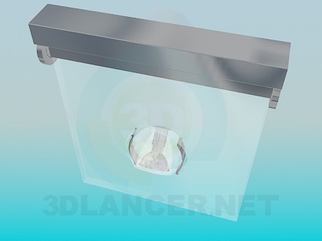 3d модель Галогеновий світильник з регульованим кутом освітлення – превью