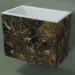 3D modeli Asma lavabo (02R133101, Emperador M06, L 60, P 36, H 48 cm) - önizleme