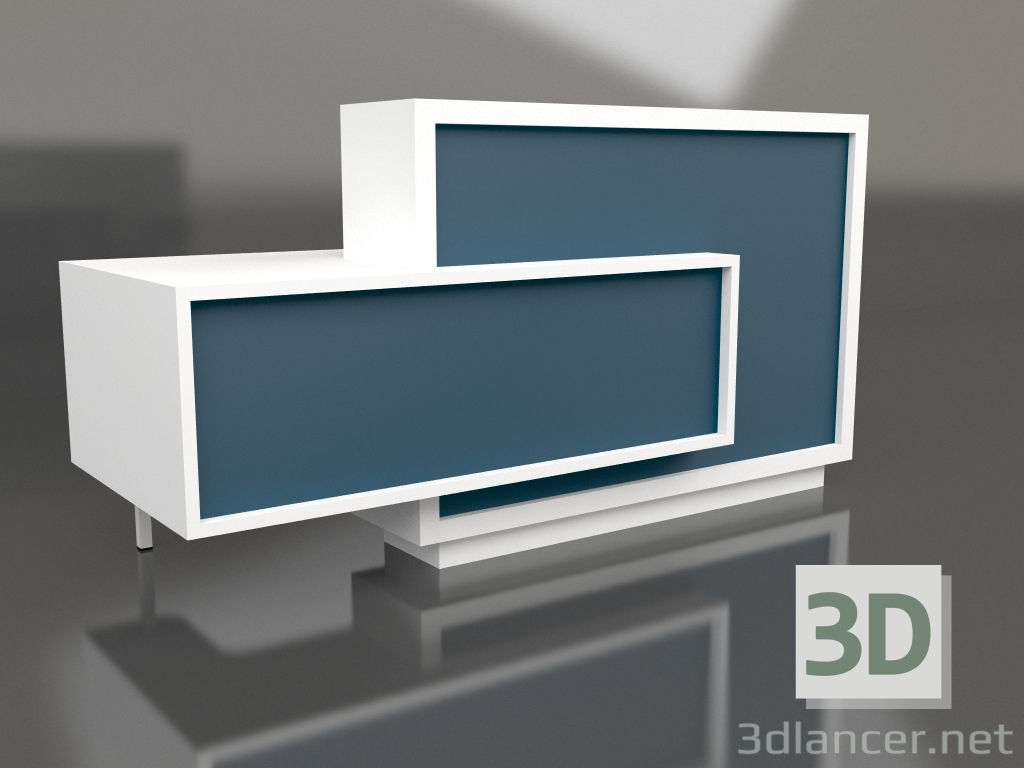 modello 3D Banco reception Foro LF11 (2100x800) - anteprima
