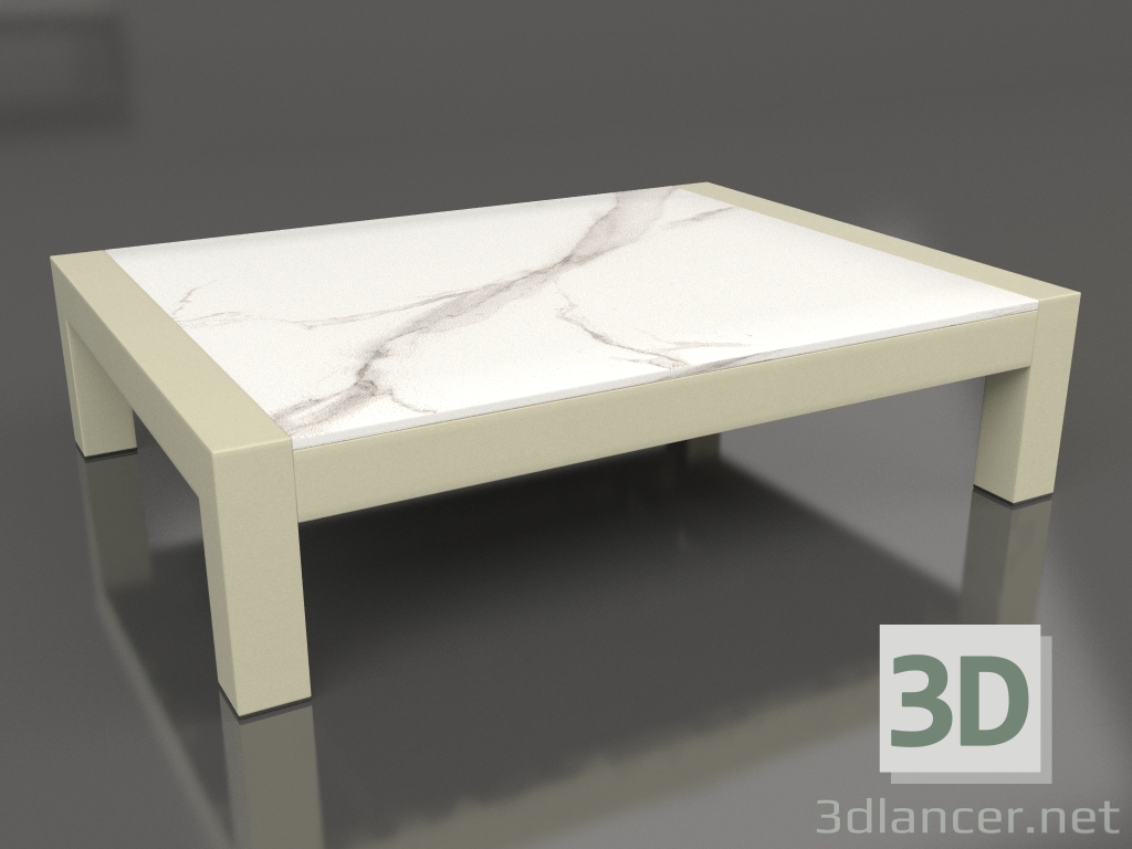 3d модель Кофейный стол (Gold, DEKTON Aura) – превью