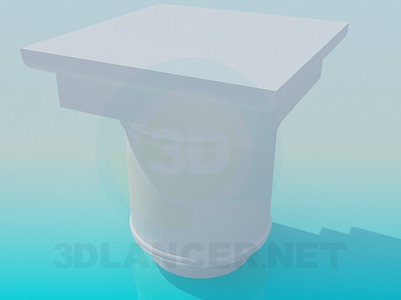 modèle 3D Cap de la colonne - preview