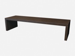 Barra de mesa en el estilo art deco Norma Z03 rectangular