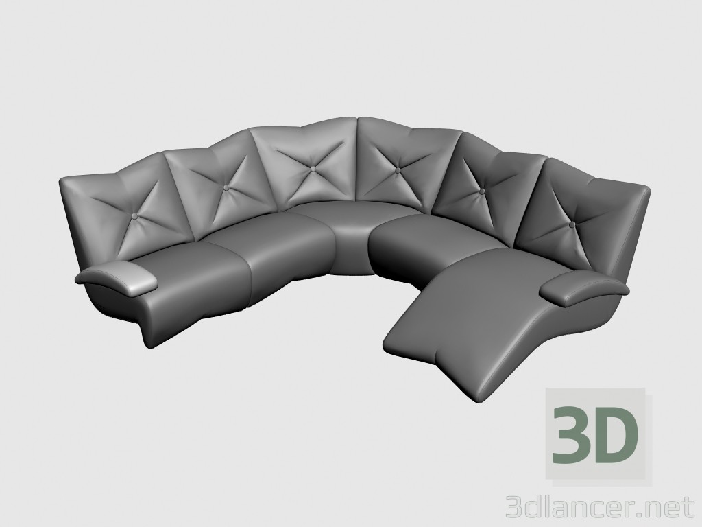 3D Modell Sofa-Ecke Ustin II - Vorschau