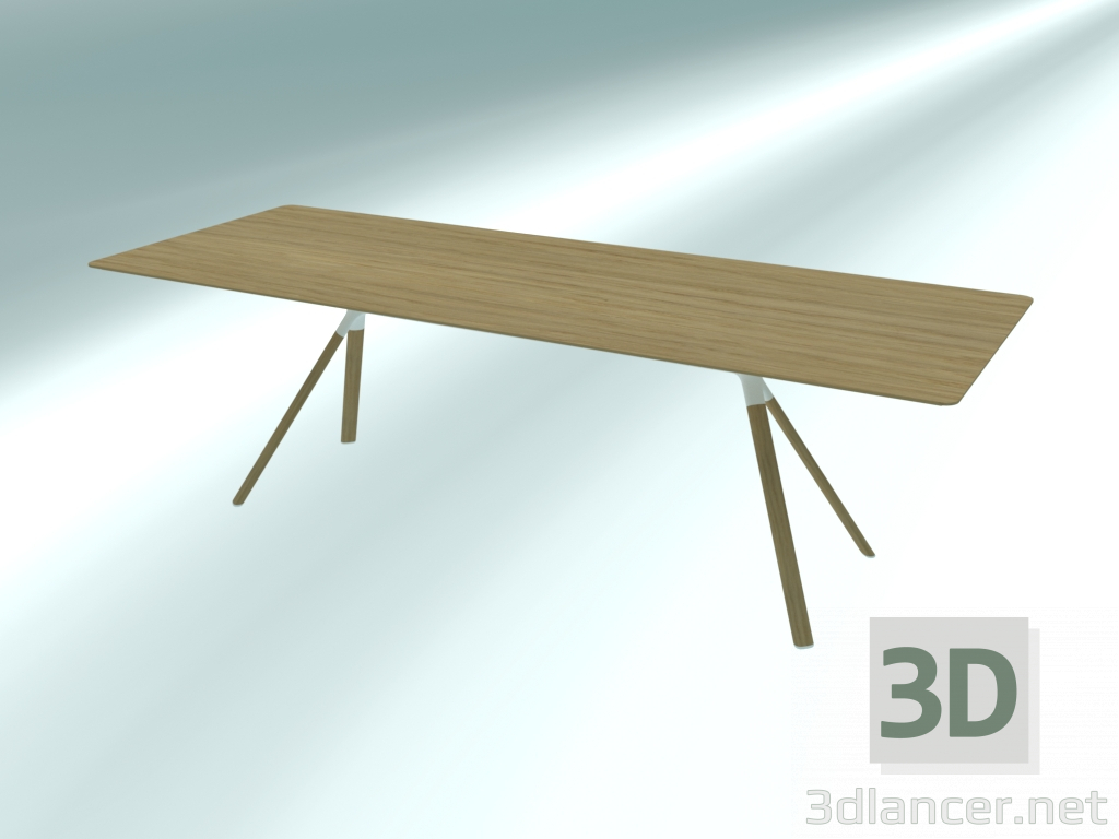 modèle 3D Table rectangulaire FORK (P128 240Х90) - preview