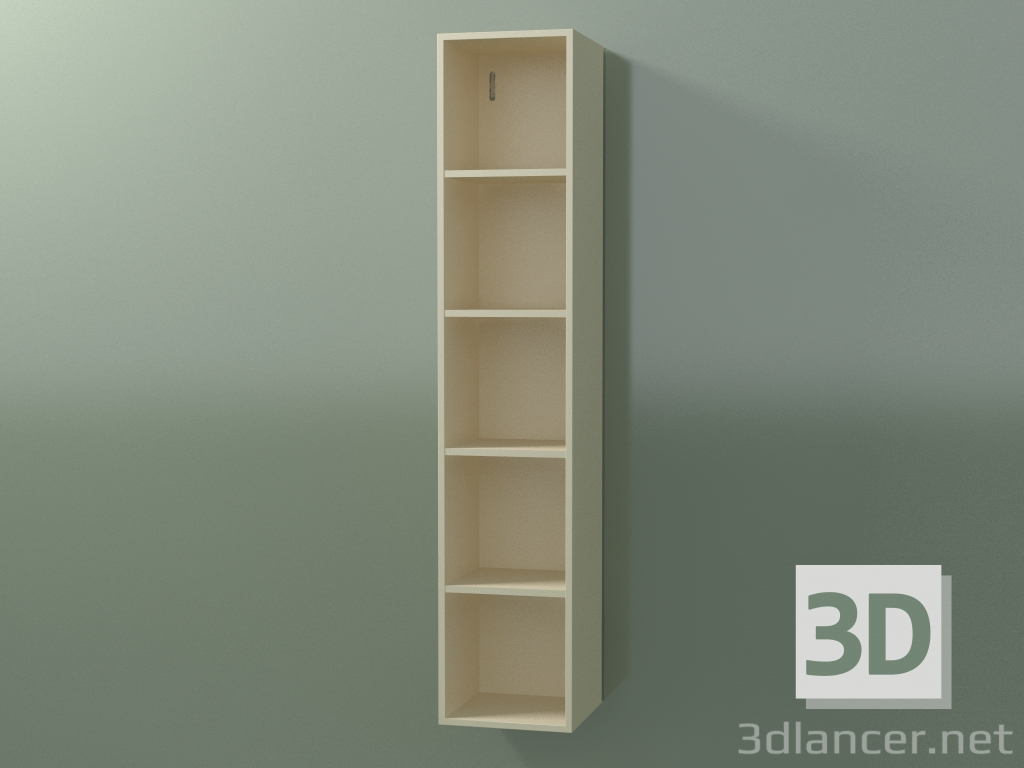 3d model Wall tall cabinet (8DUADС01, Bone C39, L 24, P 24, H 120 cm) - preview
