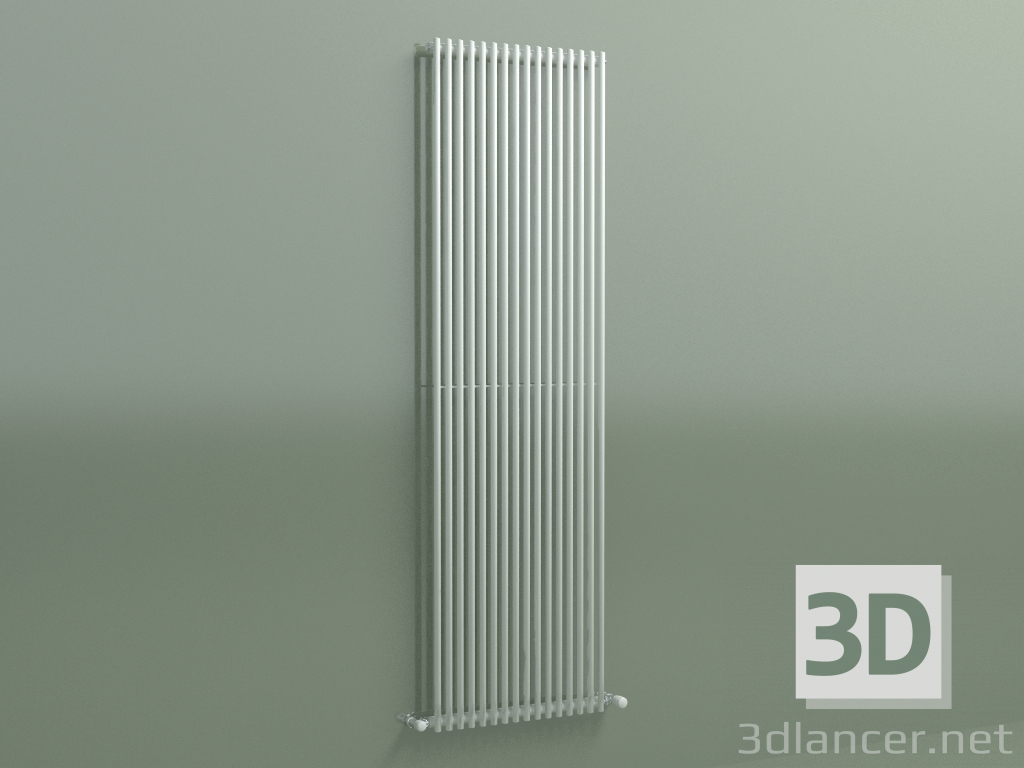 3 डी मॉडल रेडिएटर ऊर्ध्वाधर ARPA 1 (1820 16EL, सफेद RAL 9016) - पूर्वावलोकन
