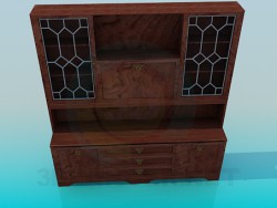 Bookcase-sideboard