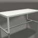 3D modeli Yemek masası 210 (Beyaz polietilen, Çimento grisi) - önizleme