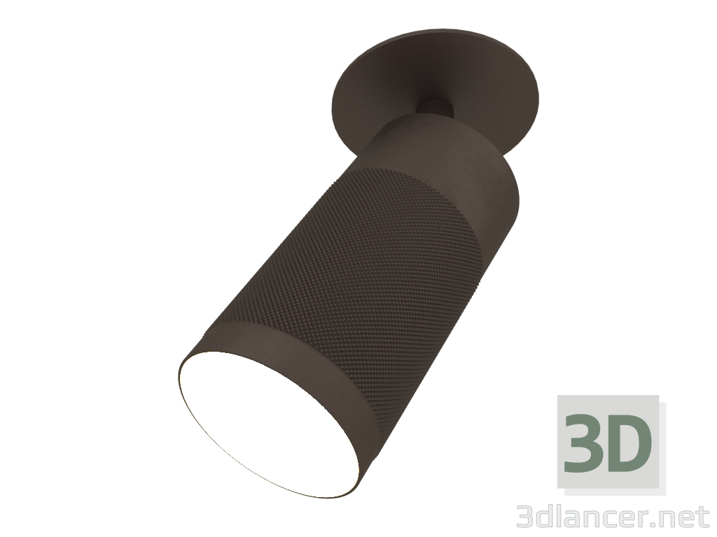 3d model Recessed ceiling lamp Patrone (brown) - preview