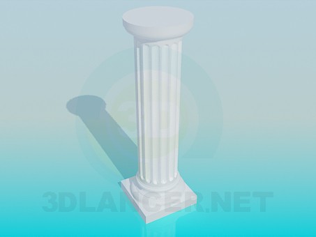 3D Modell Säule - Vorschau