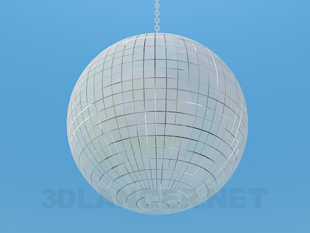 3d model Mirrored disco ball - preview