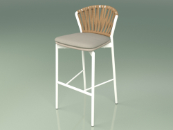 Bar stool 150 (Metal Milk, Polyurethane Resin Mole)