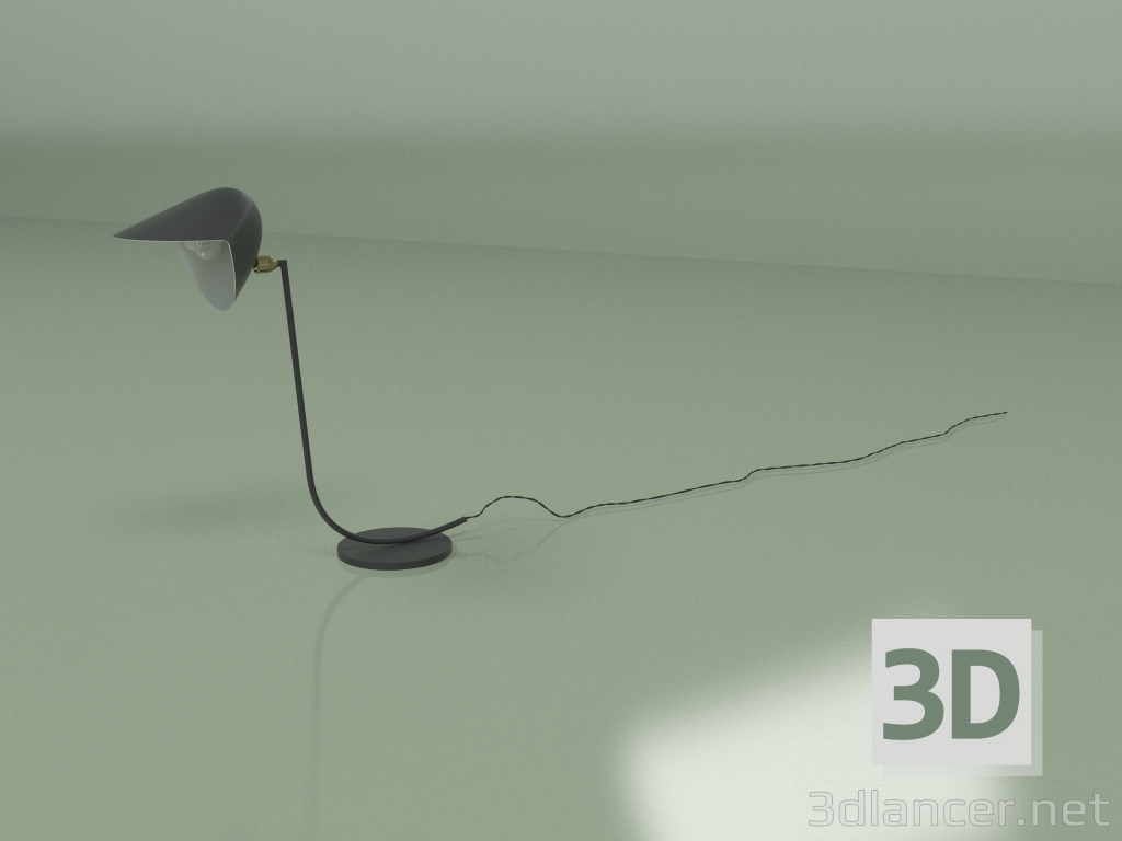 3D modeli Masa lambası Antony (siyah) - önizleme