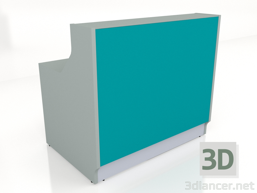 modèle 3D Banque d'accueil Linea LIN13 (1256x824) - preview