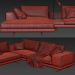 Sofa mondrian 3D modelo Compro - render