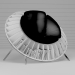 Libro de sillón 3D modelo Compro - render