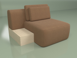 Modular chair Cascad with cushion (right)
