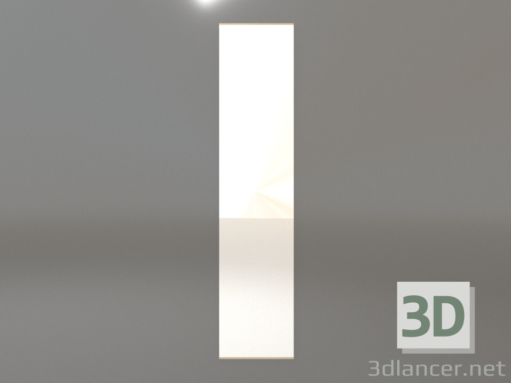 3D modeli Ayna ZL 01 (400х1800, ahşap beyazı) - önizleme
