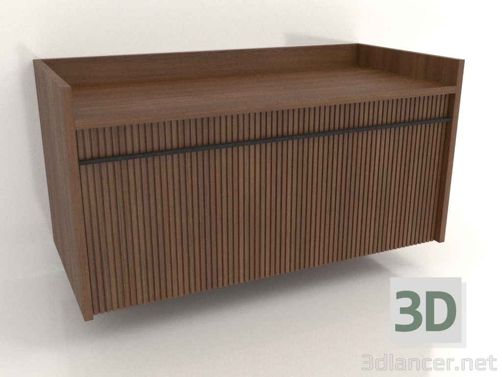 3 डी मॉडल दीवार कैबिनेट टीएम 11 (1065x500x540, लकड़ी की भूरी रोशनी) - पूर्वावलोकन