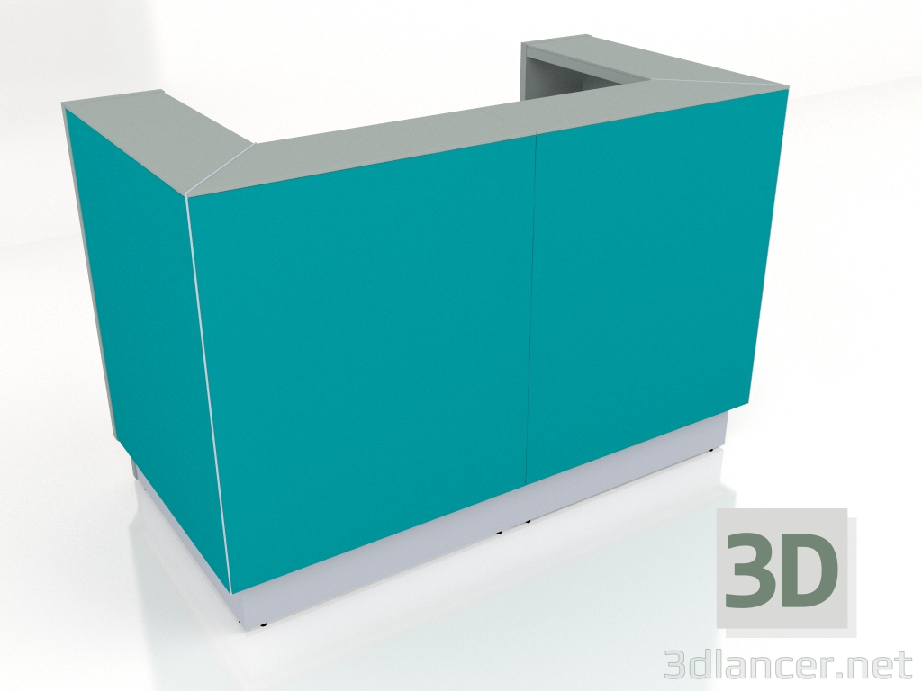 modello 3D Reception Linea LIN36 (1644x850) - anteprima
