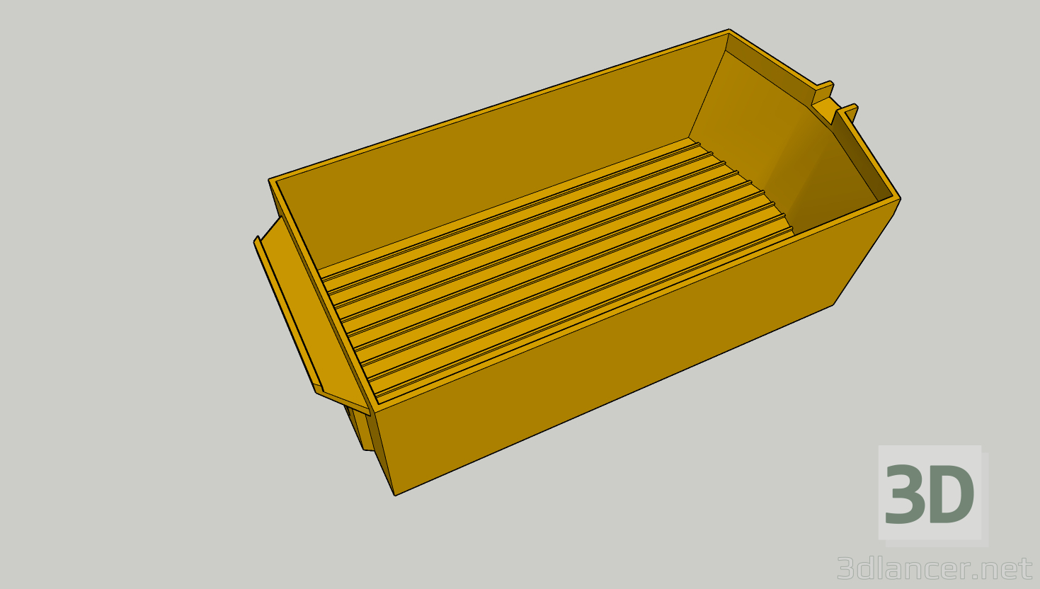 bandejas para artículos pequeños 3D modelo Compro - render